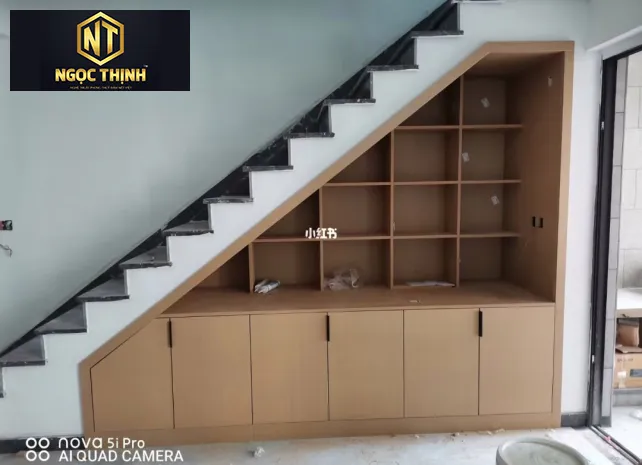 Xưởng Nội Thất Ngọc Thịnh Đồng Nai - TP.HCM - Các mẫu tủ gầm cầu thang phòng khách đẹp & tiện ích cho ngôi nhà của bạn